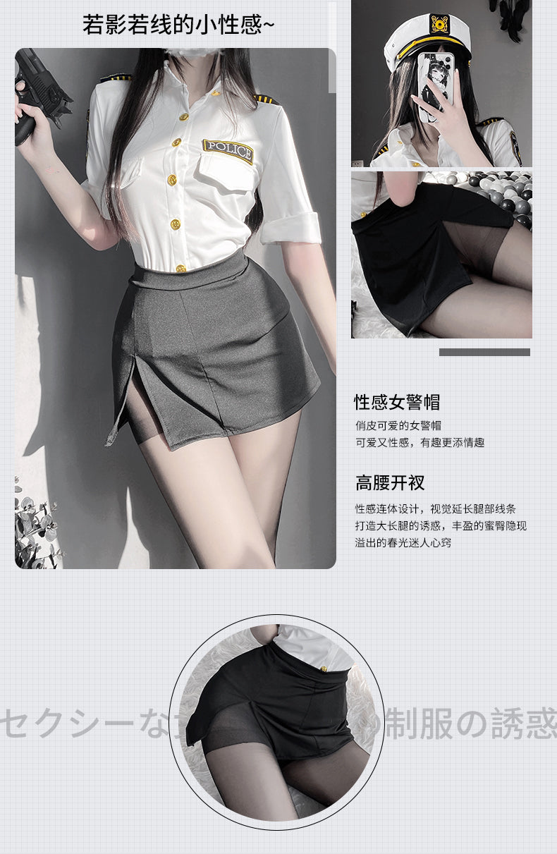 Policewoman uniform Lingerie Set