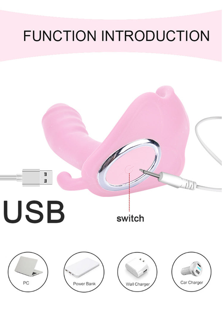 Wearing Butterfly Shape APP Remote Control Invisible Vibrators