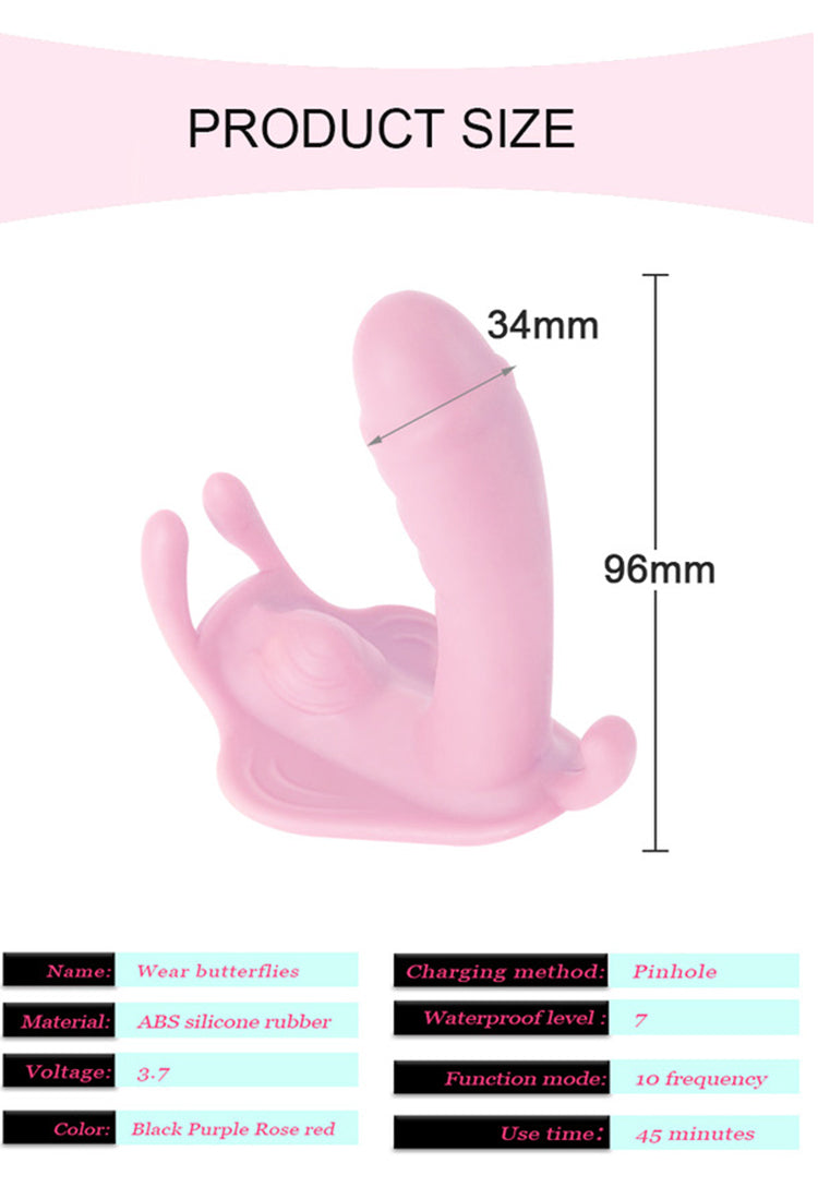 Wearing Butterfly Shape APP Remote Control Invisible Vibrators