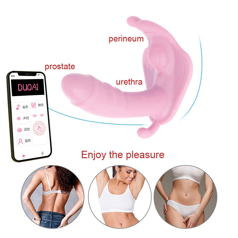 Wearing Butterfly Shape APP Remote Control Invisible Vibrators