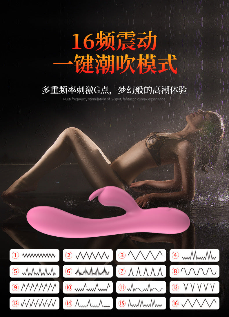 Vasini Double-headed Rabbit Heating Vibrators