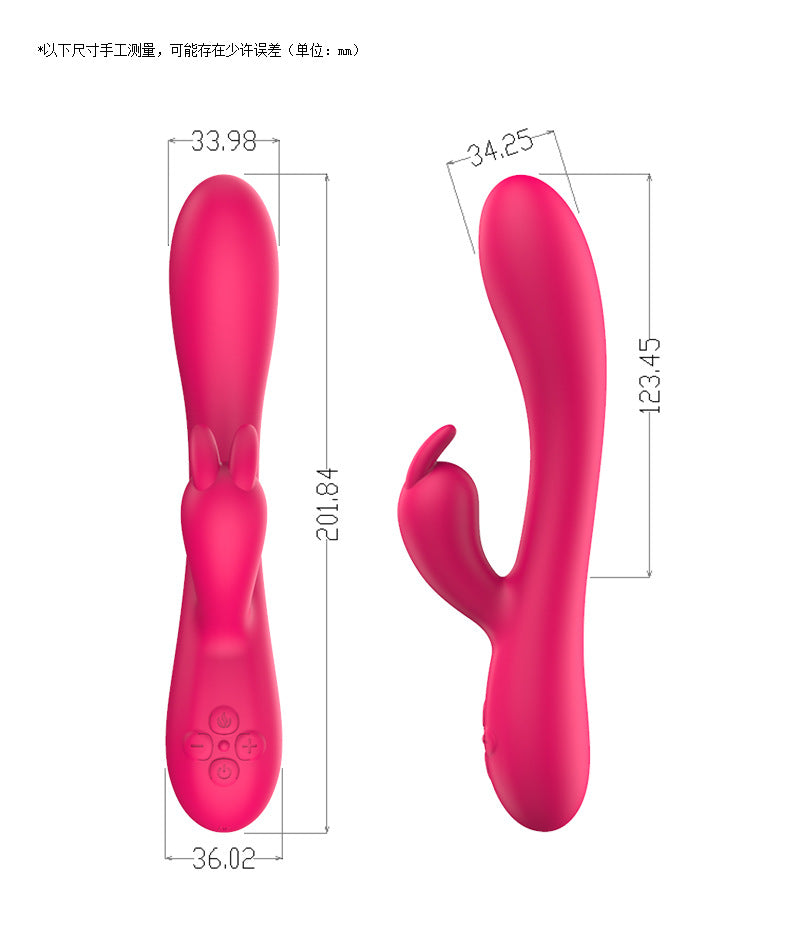 Vasini Double-headed Rabbit Heating Vibrators